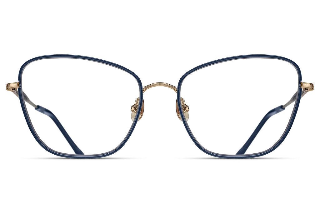 Matsuda - M3159 Eyeglasses Brushed Gold - Navy