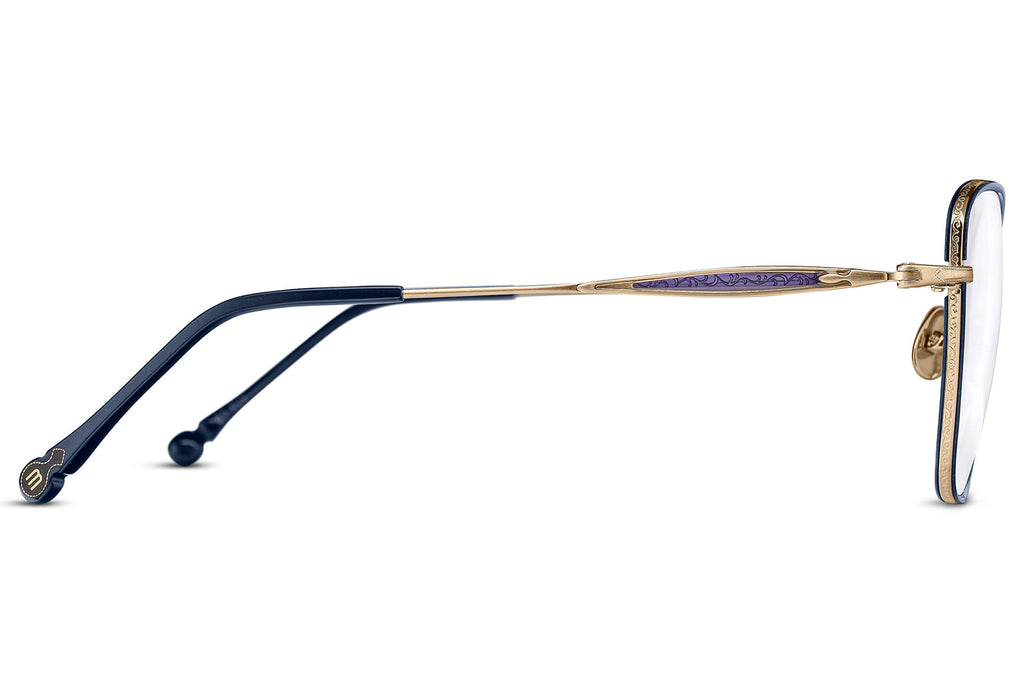 Matsuda - M3159 Eyeglasses Brushed Gold - Navy