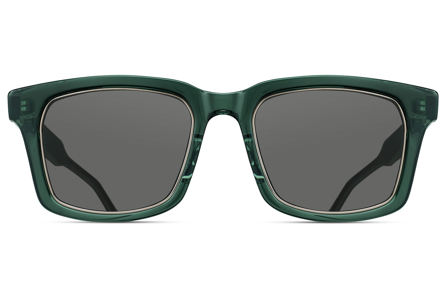 matsudat② Matsuda: SSENSE Exclusive Brown & Black M2055 Sunglasses