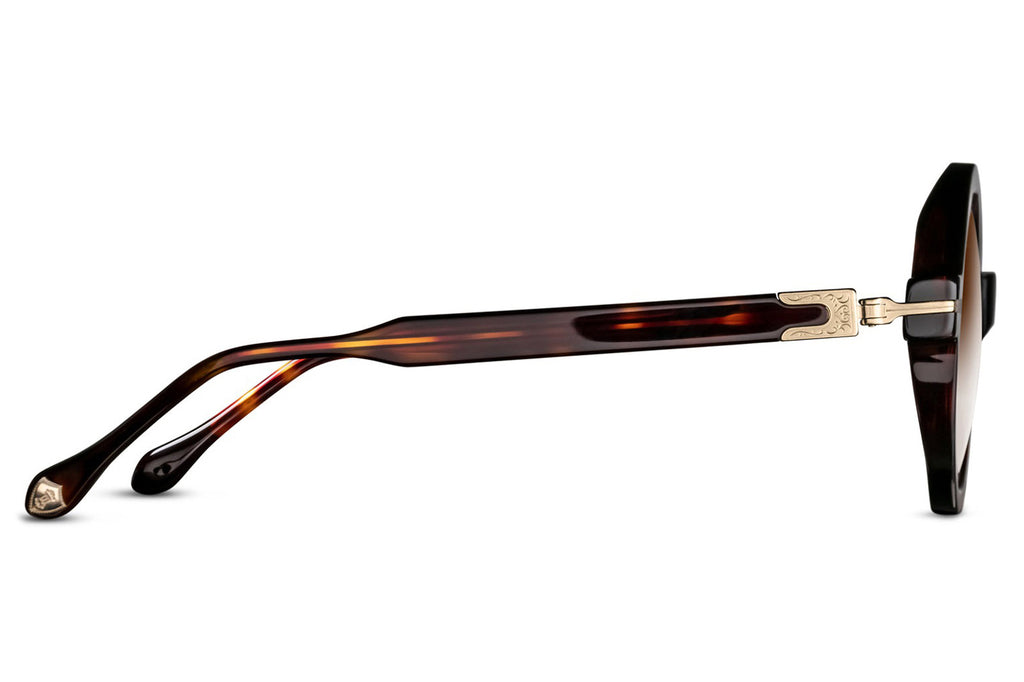 Matsuda - M2059 Sunglasses Dark Tortoise - Brushed Gold