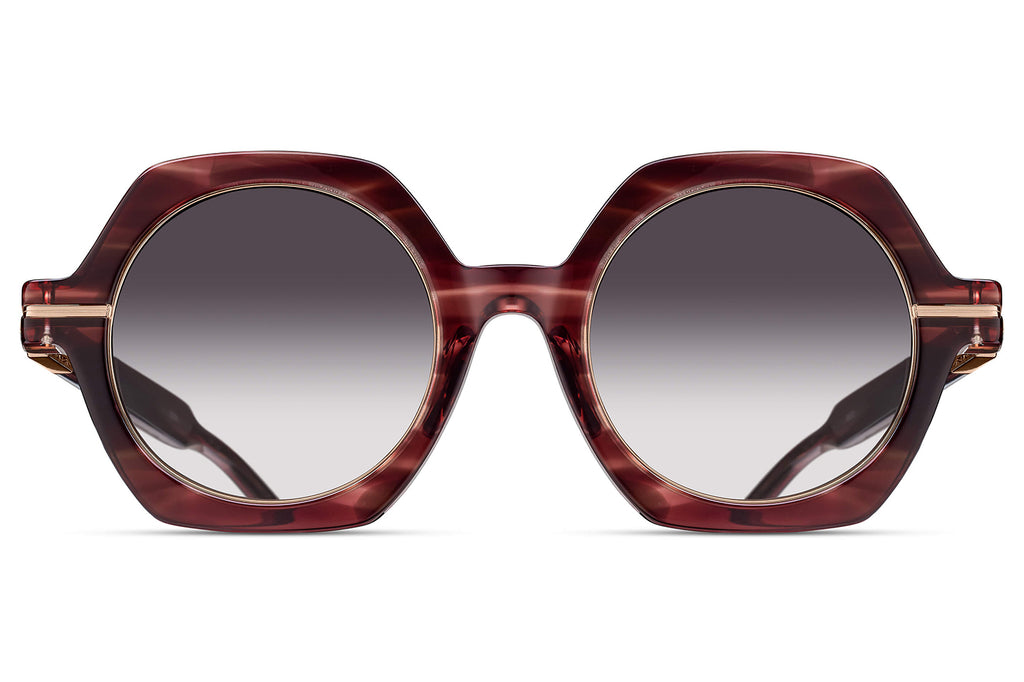Matsuda - M2072 Sunglasses Bordeaux Stripe - Rose Gold