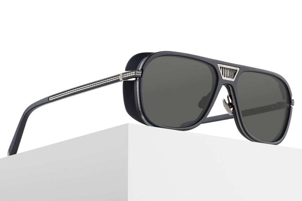 Matsuda - M3023-V2 Sunglasses Antique Silver - Matte Black