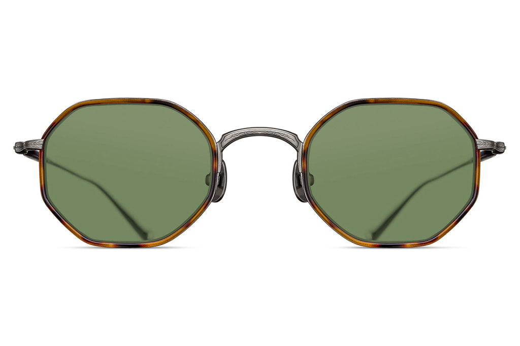 Matsuda - M3086-I Sunglasses Antique Silver - Tortoise