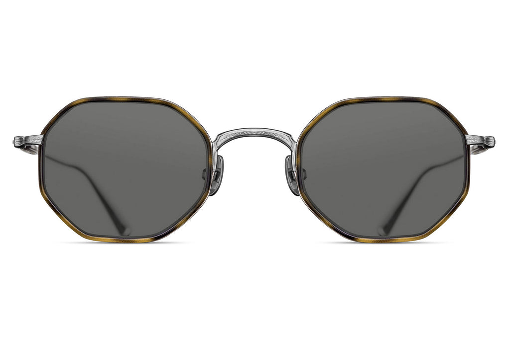 Matsuda - M3086-I Sunglasses Brushed Silver - Khaki Tortoise