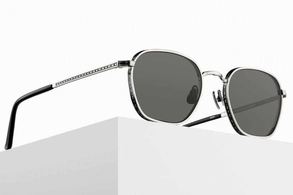 Matsuda - M3101 Sunglasses Palladium White - Matte Black