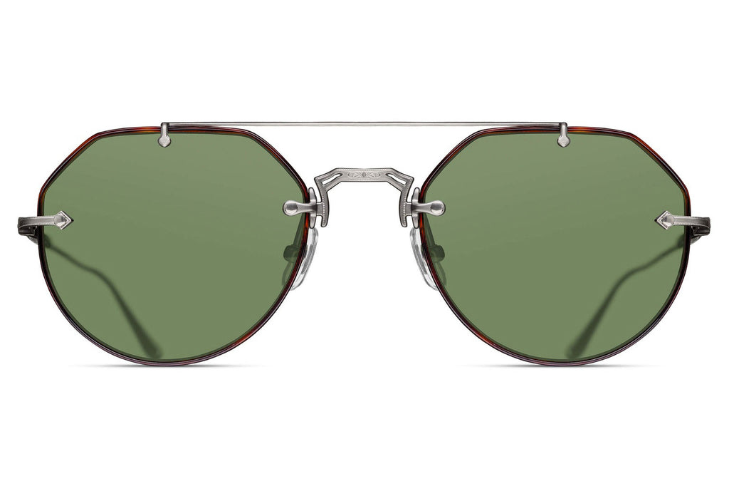 Matsuda - M3121 Sunglasses Dark Tortoise - Antique Silver
