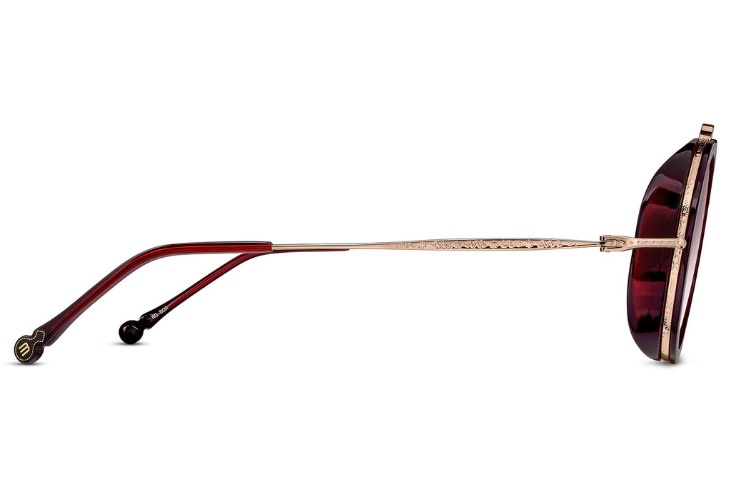 Matsuda - M3155 Sunglasses Rose Gold - Bordeaux