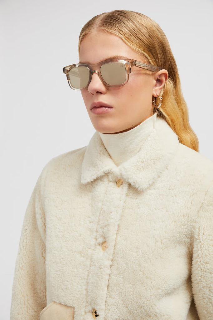 Moncler Lunettes® - Claro (ME6004F) Sunglasses Transparent Butter