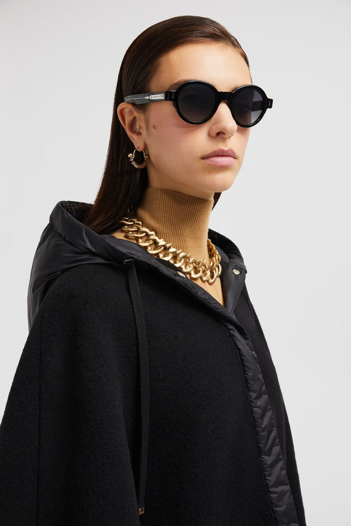 Moncler Lunettes® - Rondosa (ME6003F) Sunglasses Shiny Black