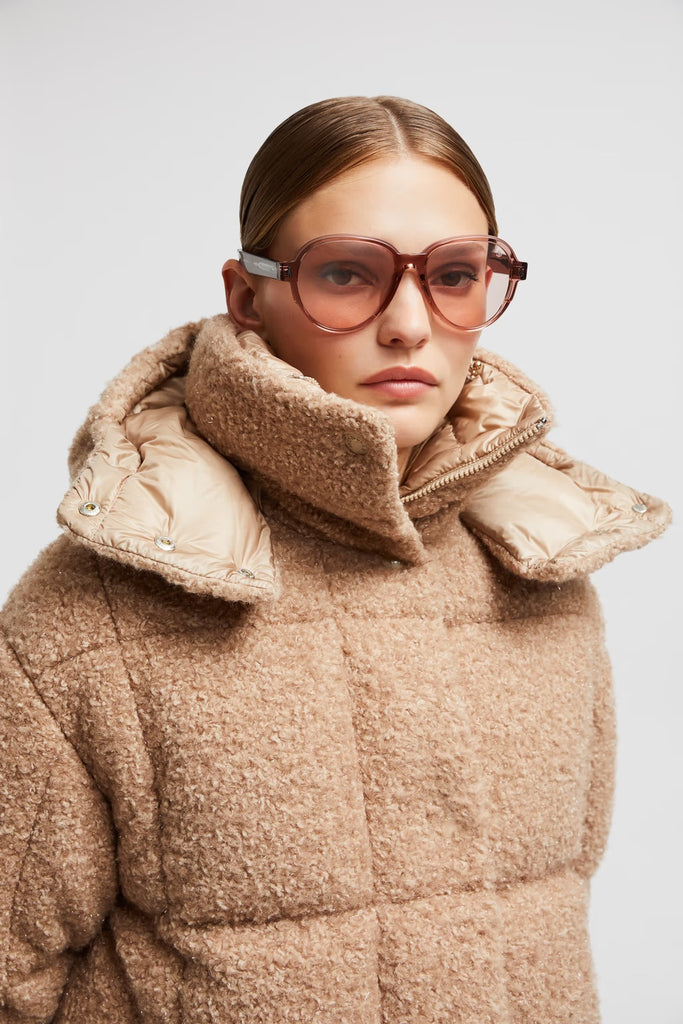 Moncler Lunettes® - Swanspan (ME6005F) Sunglasses Transparent Pink