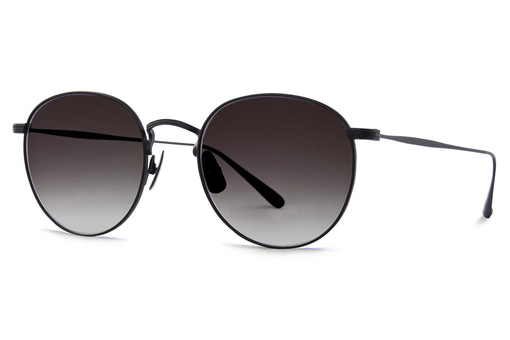 Garrett Leight - Morningside M Sunglasses Black with Waning Moon Gradient Lenses