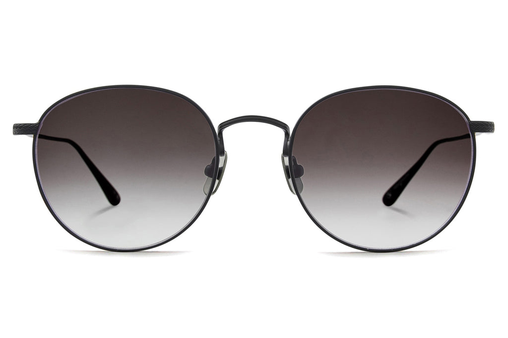 Garrett Leight - Morningside M Sunglasses Black with Waning Moon Gradient Lenses