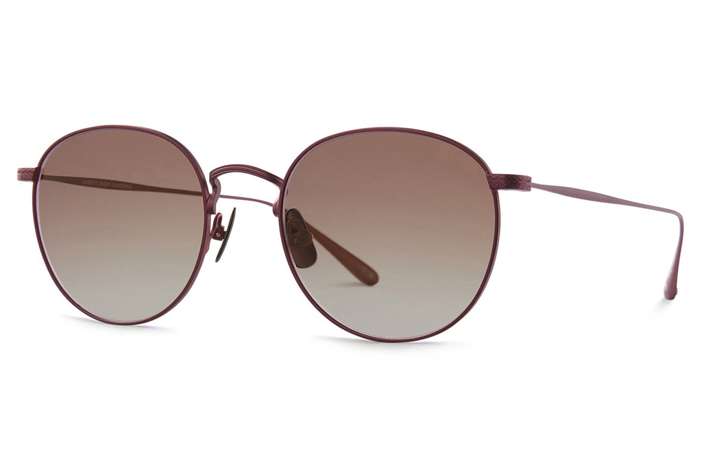 Garrett Leight - Morningside M Sunglasses Mauve with Plum Gradient Lenses
