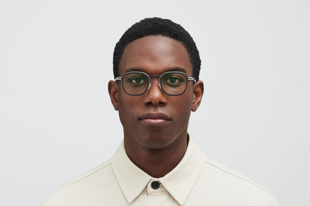 MYKITA Mylon - Fir Eyeglasses MH49 - Pitch Black/Matte Silver