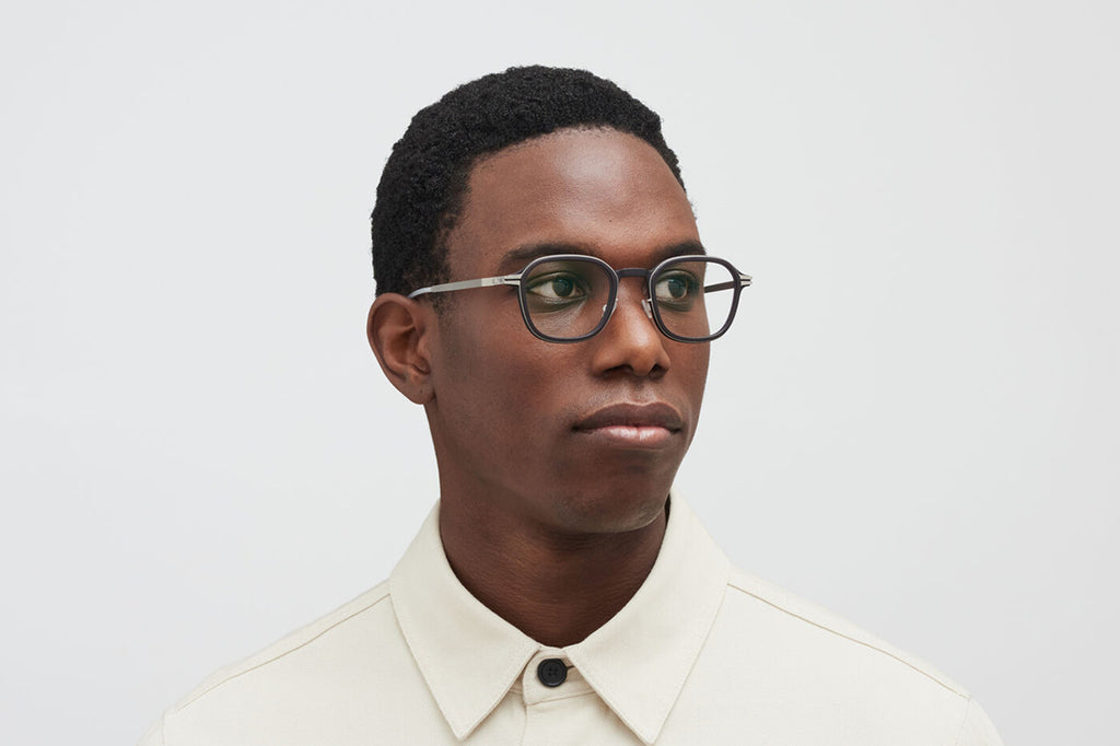 MYKITA Mylon - Fir Eyeglasses MH49 - Pitch Black/Matte Silver