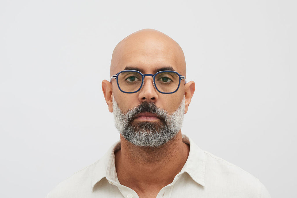 MYKITA® - Fir Eyeglasses MHL3 - Navy/Shiny Silver/Yale Blue