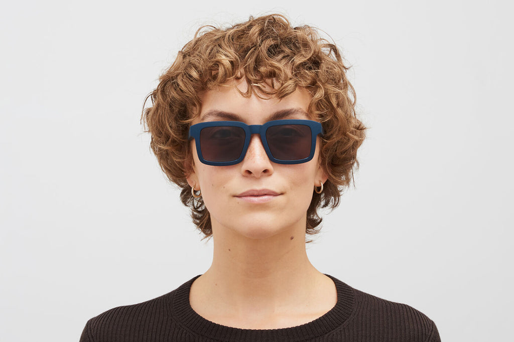 MYKITA - Neven Sunglasses MD34 Indigo with Brown Solid Lenses