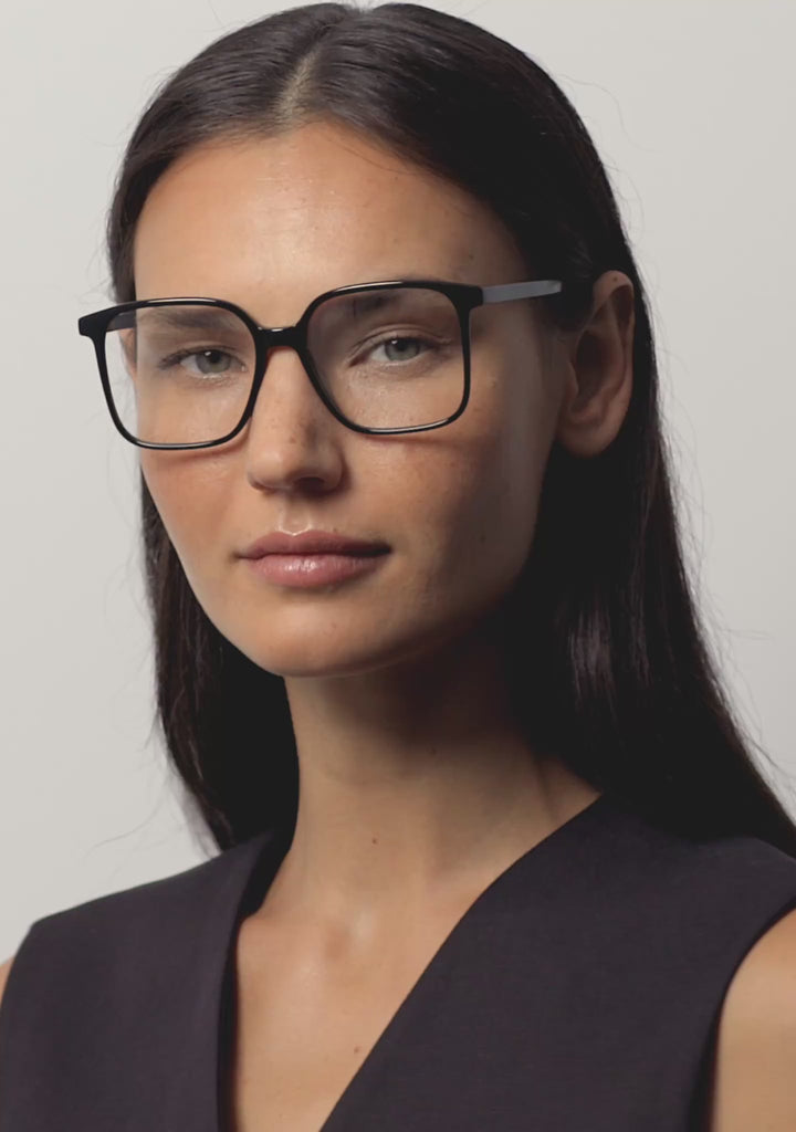 Kaleos Eyehunters - Bradshaw Eyeglasses Black