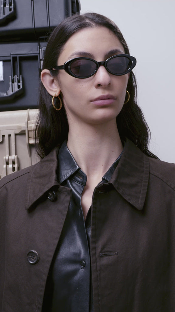 AKILA® Eyewear - Daisy Sunglasses Black w/ Black Lenses