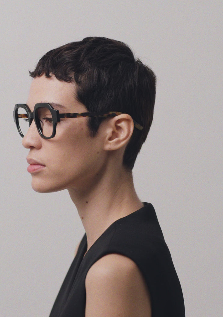 Kaleos Eyehunters - Van Dyne Eyeglasses Black