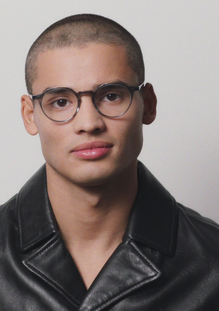 Kaleos Eyehunters - Vaccard Eyeglasses Transparent Grey