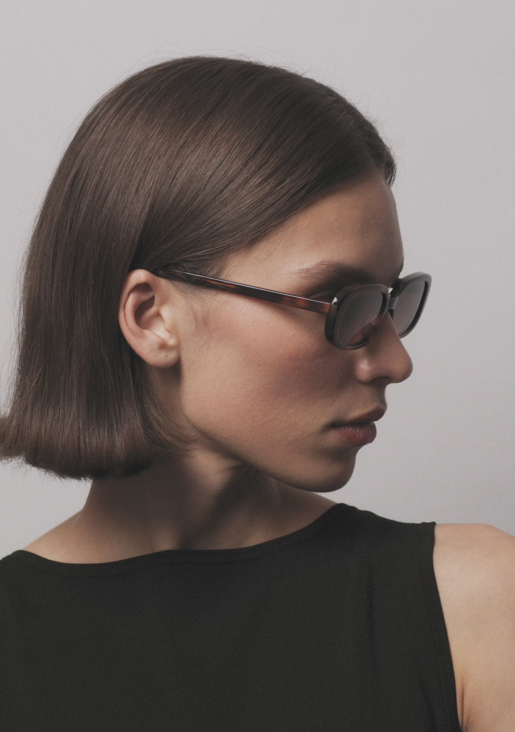 Kaleos Luxury Sunglasses. Stirling Collection. Black/Brown. Retail: $399. New! Kaleos Stirling Sunglasses | Rectangular | Kambio Eyewear main image 2