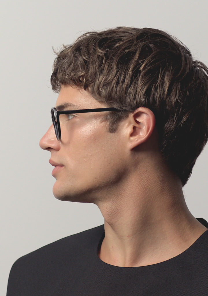 Kaleos Eyehunters - Kemp L Eyeglasses Black