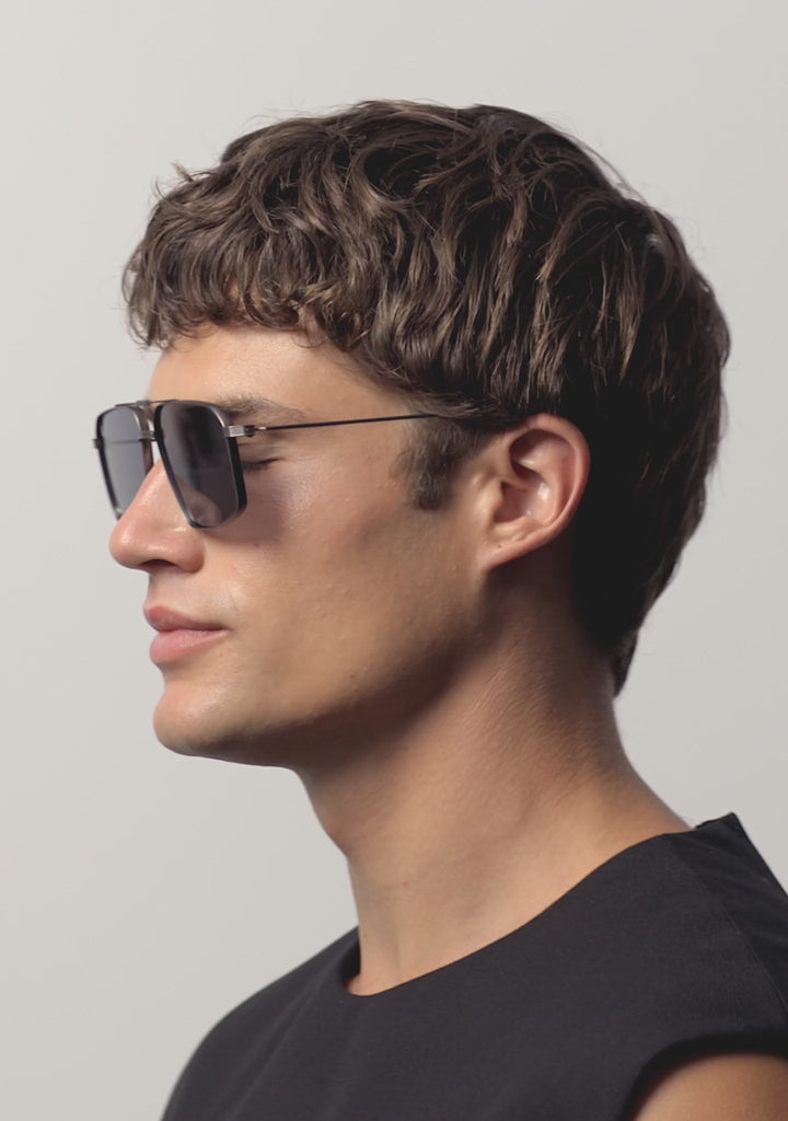 Kaleos Eyehunters - Donnelly Sunglasses Matte Dark Silver