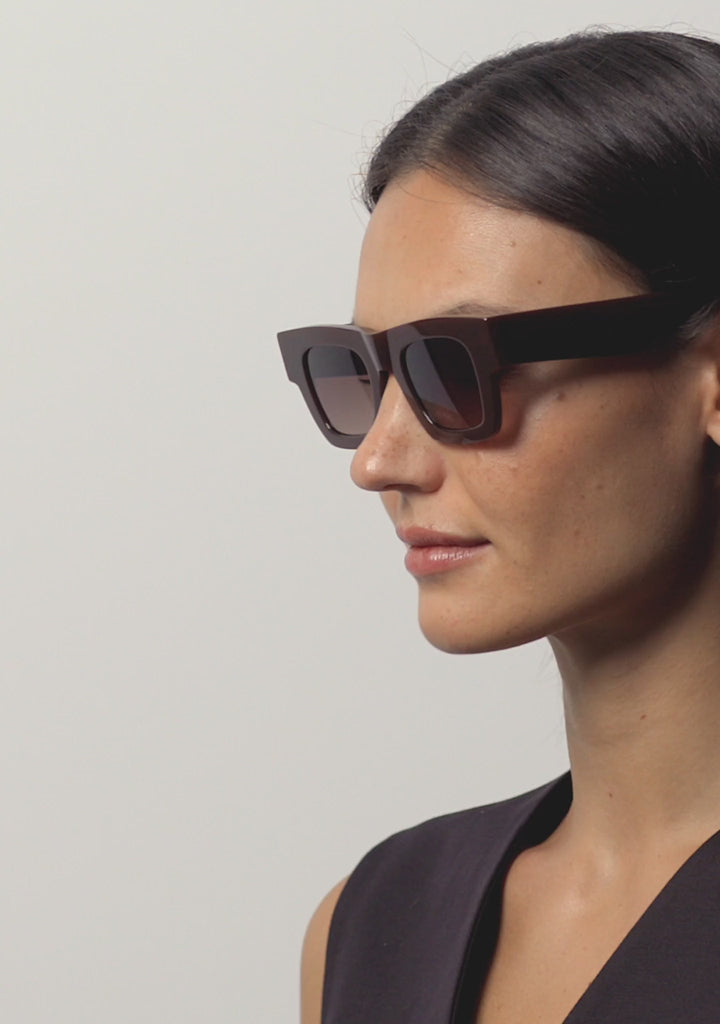 Kaleos Eyehunters - Estrich Sunglasses Transparent Brown