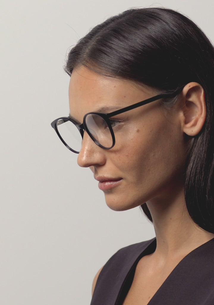 Kaleos Eyehunters - Graves Eyeglasses Black