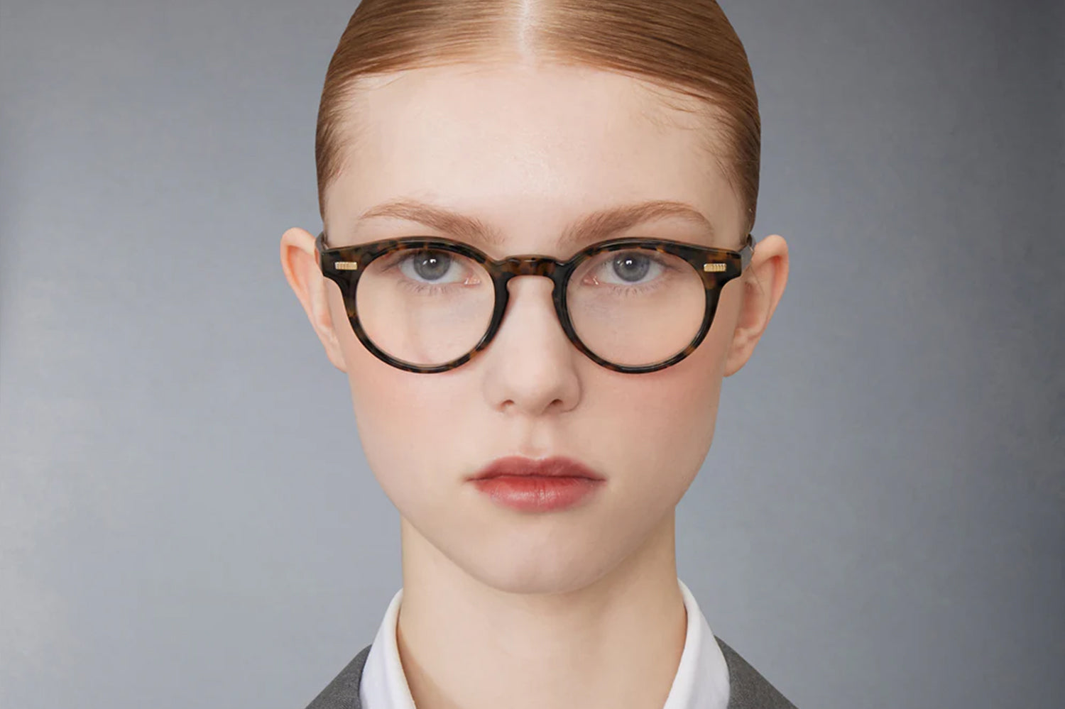 Thom Browne UEO404A | Round Pantos Optical Frame | Specs Collective