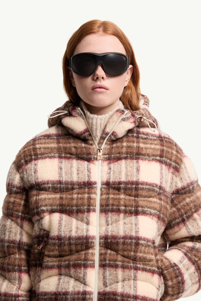 Moncler Lunettes® - Thyra (ME8016U) Sunglasses Matte Black with Dark Grey Solid Lenses