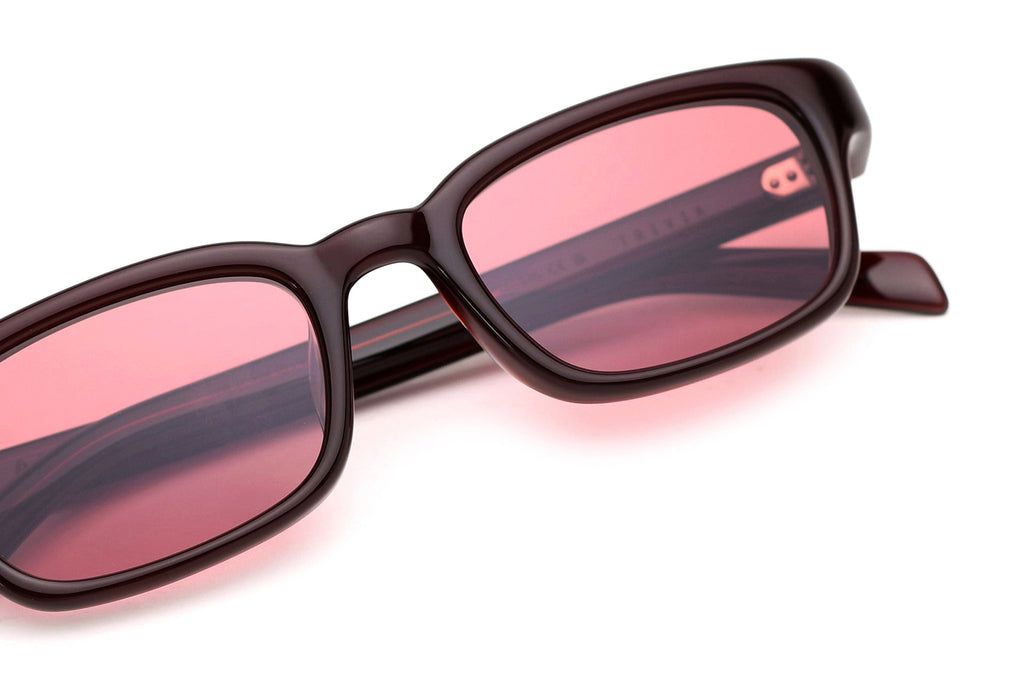 AKILA® Eyewear - Trivia Sunglasses Oxblood w/ Maroon Lenses