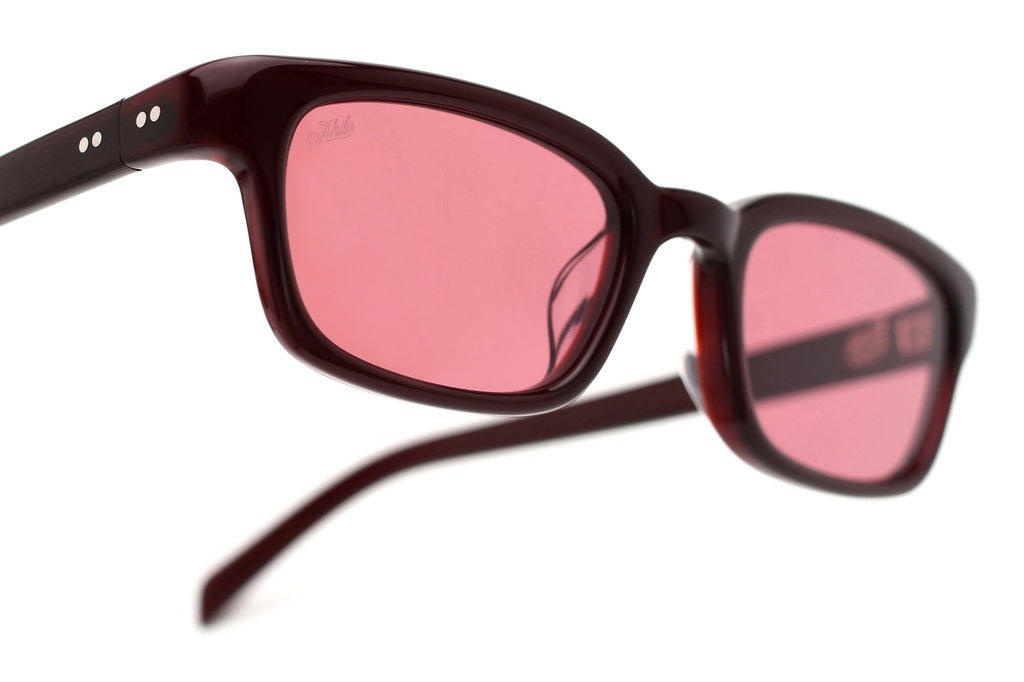 AKILA® Eyewear - Trivia Sunglasses Oxblood w/ Maroon Lenses