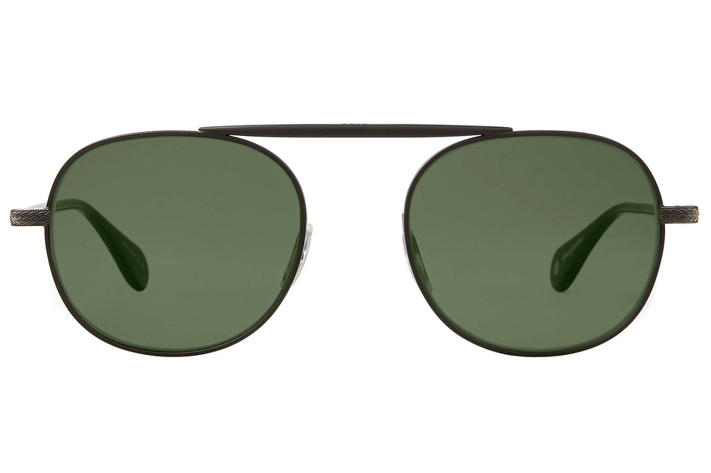 Garrett Leight - Van Buren II SunglassesBlack-Black with Flat Pure G15 Lenses