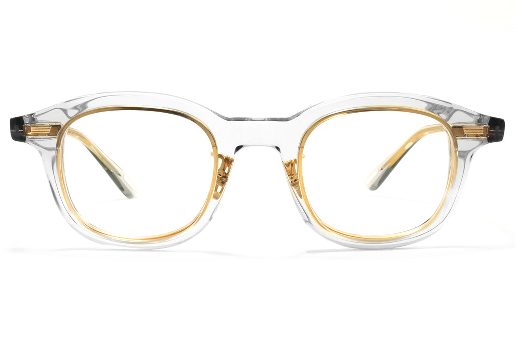Yuichi Toyama : 5 - Bastille Eyeglasses Clear Gray/Gold