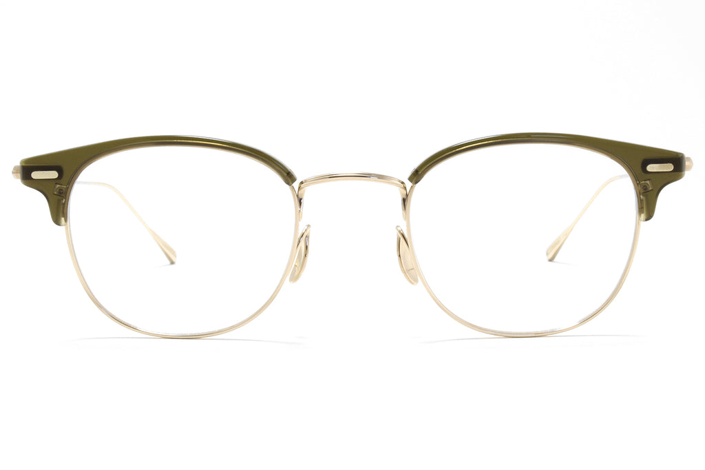 Yuichi Toyama - Jingasa (UD-160) Eyeglasses Olive Drab/White Gold