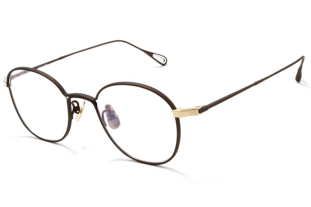 Yuichi Toyama - Georg (U-165) Eyeglasses Brown/White Gold