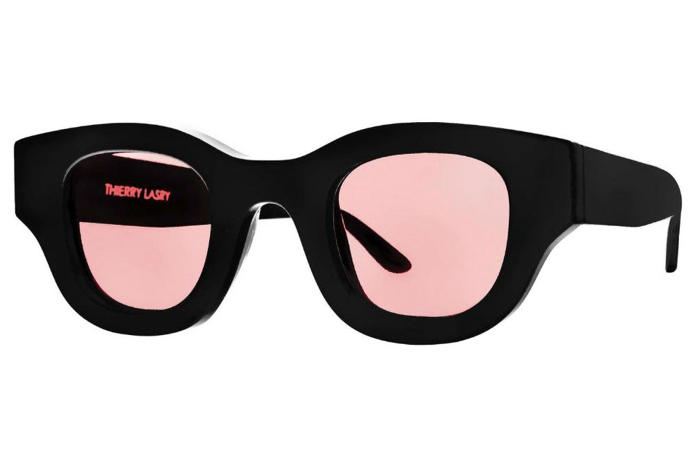 Thierry Lasry - Autocracy Sunglasses Black w/ Pink Lenses (101)