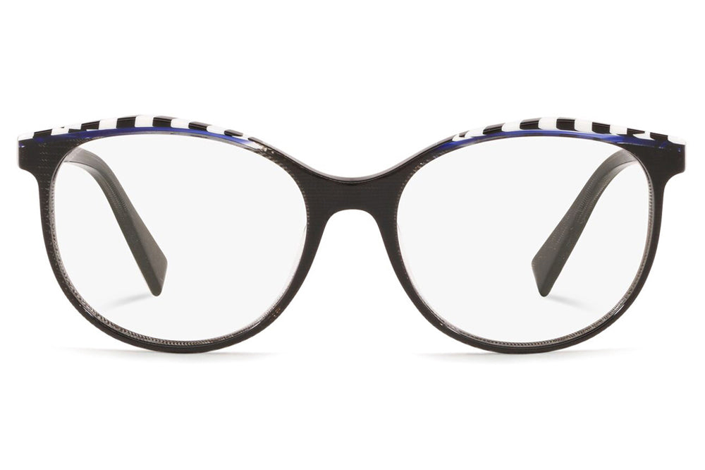 Alain Mikli - A03069 Eyeglasses Black/White Stripes