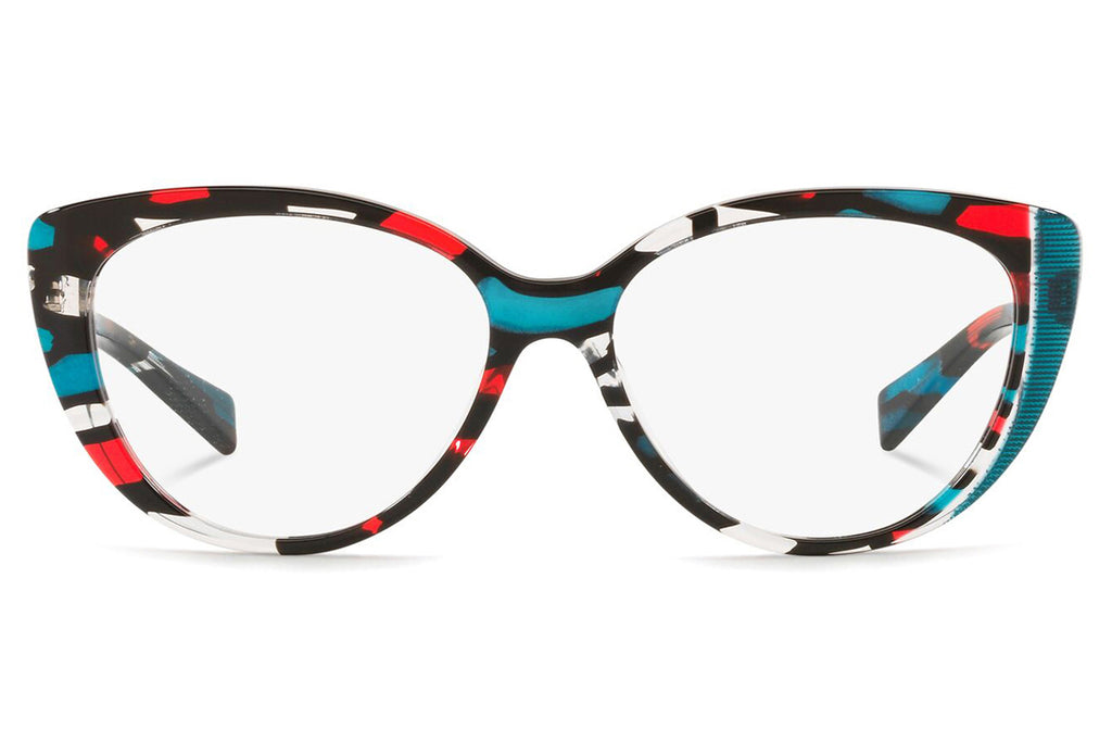 Alain Mikli - A03084 Eyeglasses Red Teal/Petrol