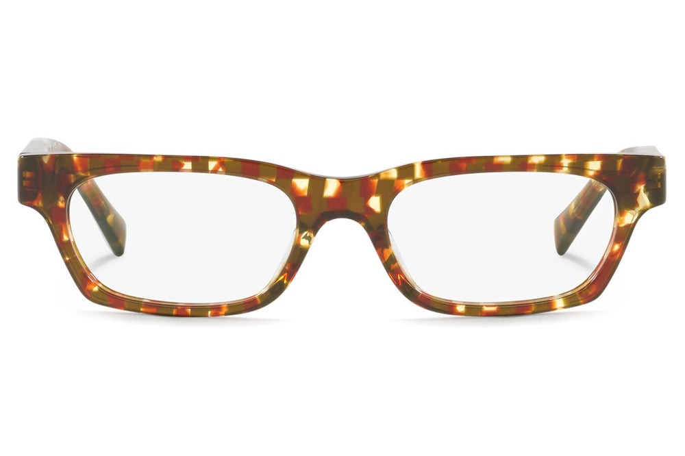 Alain Mikli - Jul (A03091) Eyeglasses Havana/Olive Damier