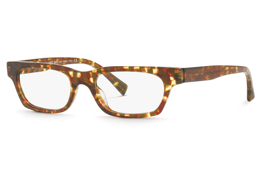Alain Mikli - Jul (A03091) Eyeglasses Havana/Olive Damier