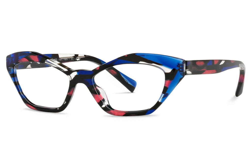 Alain Mikli - Monette (A03094) Eyeglasses Pink Blue Stained Glass