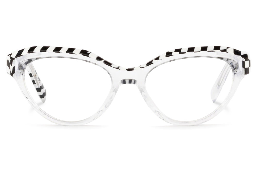 Alain Mikli - A03098 Eyeglasses Crystal/Black White Damier