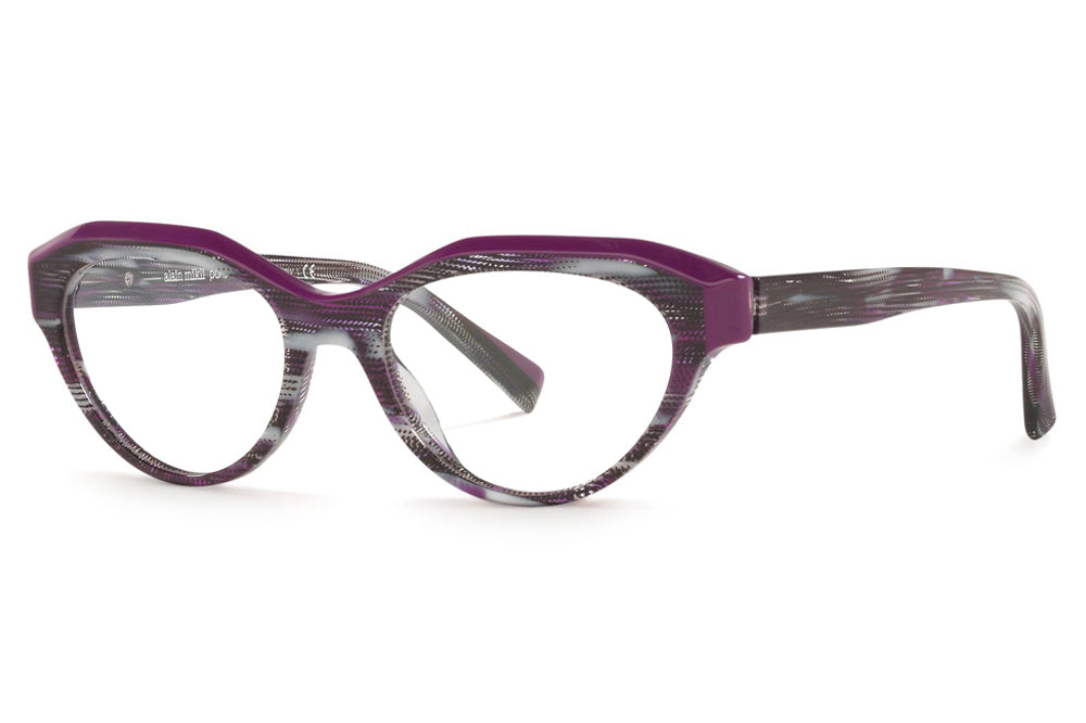 Alain Mikli - A03098 Eyeglasses Black/Purple Pontille