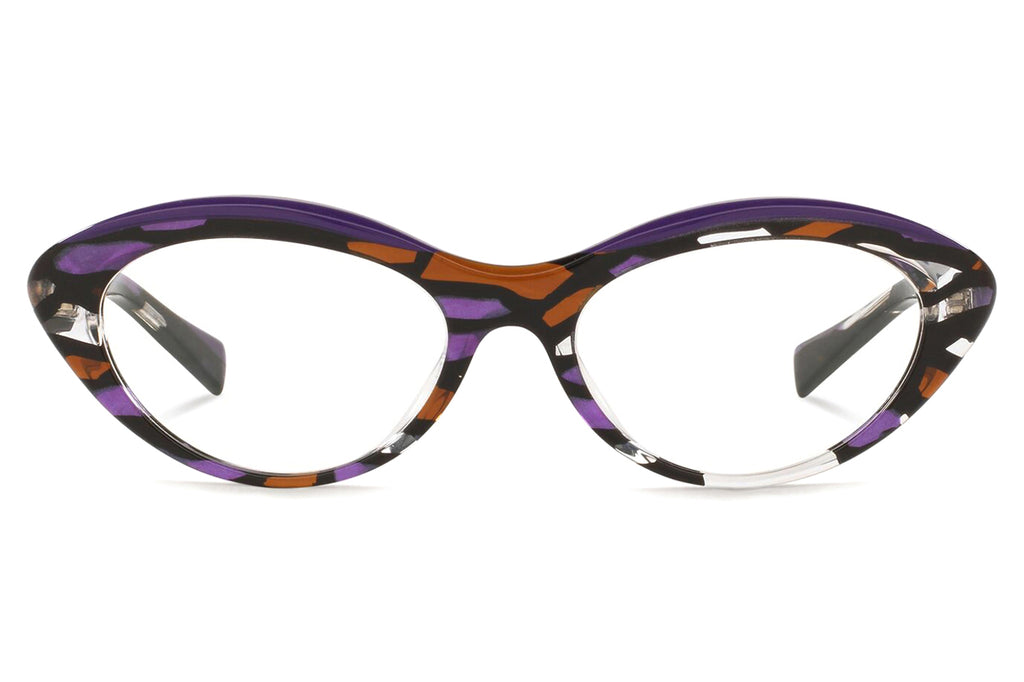 Alain Mikli - Fleurette (A03106) Eyeglasses Purple Stained Glass/Violet