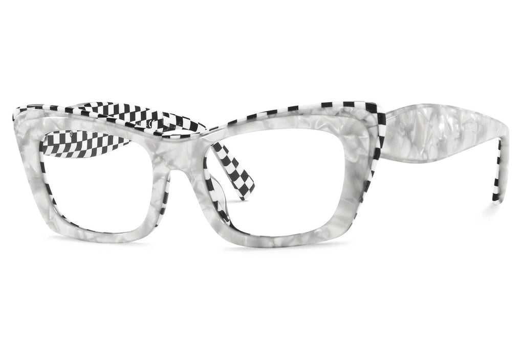 Alain Mikli - Sarette (A03119) Eyeglasses Mikli/Black White Damier