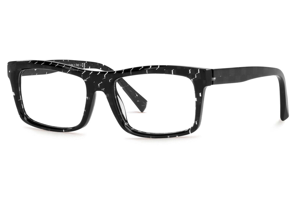 Alain Mikli - Bastie (A03130) Eyeglasses Damier Crystal Black/Havana