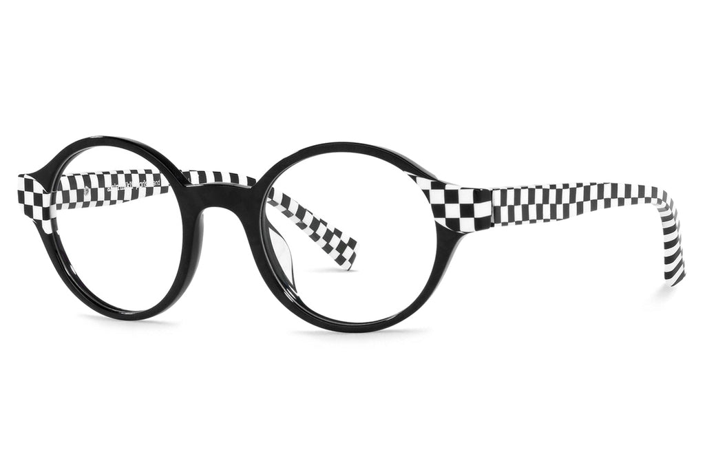 Alain Mikli - Kiva (A03132) Eyeglasses Noir Mikli/Black White Damier